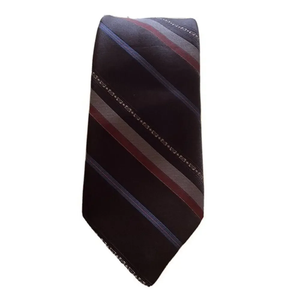 Ketch brown striped 3 inch mens‎ Designer Necktie Tie
